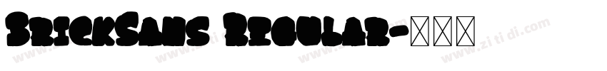 BrickSans Regular字体转换